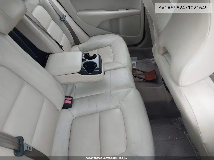 2007 Volvo S80 3.2 VIN: YV1AS982471021649 Lot: 42576002
