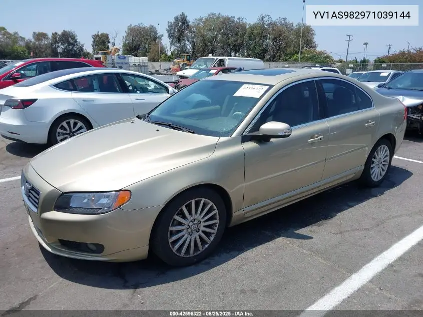 2007 Volvo S80 3.2 VIN: YV1AS982971039144 Lot: 42596322