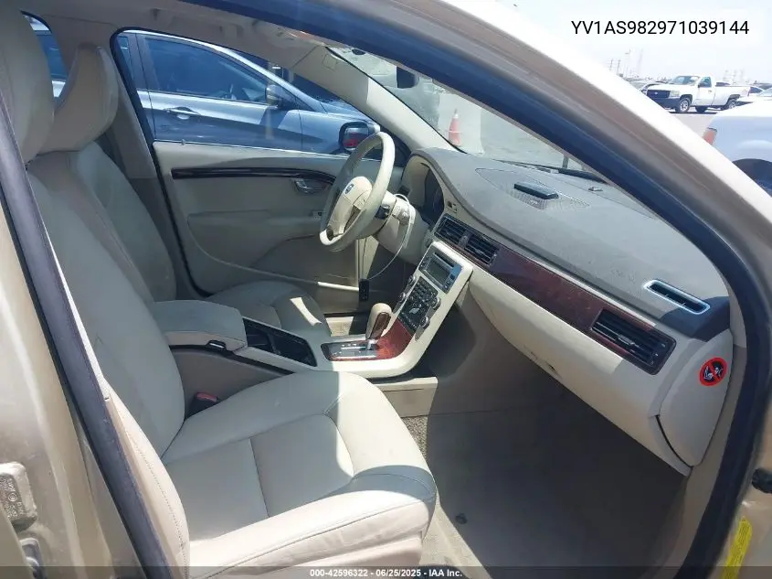 2007 Volvo S80 3.2 VIN: YV1AS982971039144 Lot: 42596322