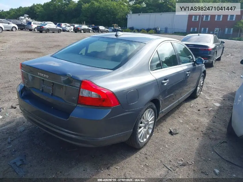 2007 Volvo S80 3.2 VIN: YV1AS982471041447 Lot: 42639719