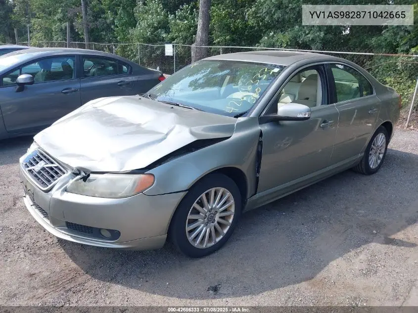 2007 Volvo S80 3.2 VIN: YV1AS982871042665 Lot: 42686333