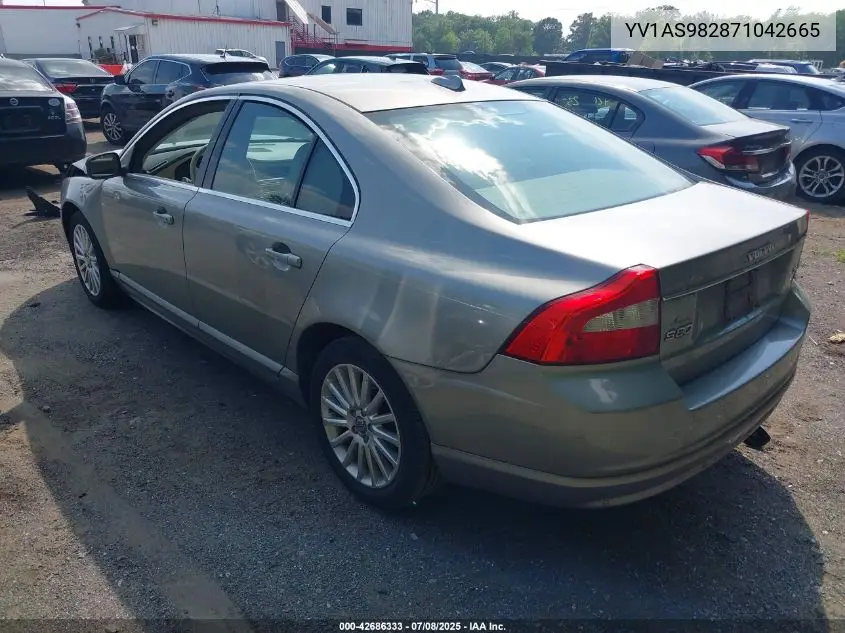 2007 Volvo S80 3.2 VIN: YV1AS982871042665 Lot: 42686333