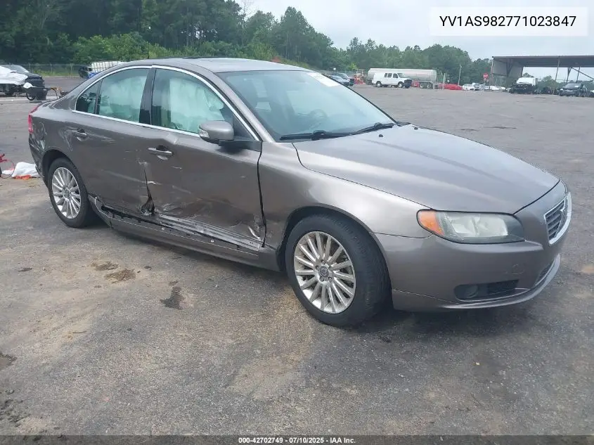 2007 Volvo S80 3.2 VIN: YV1AS982771023847 Lot: 42702749