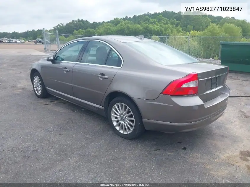 2007 Volvo S80 3.2 VIN: YV1AS982771023847 Lot: 42702749