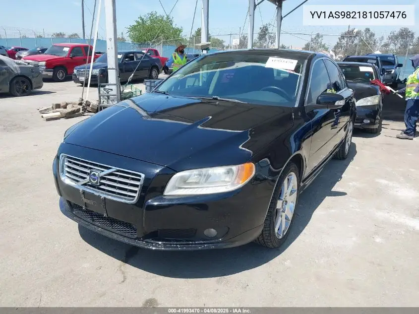 2008 Volvo S80 3.2 VIN: YV1AS982181057476 Lot: 41993470