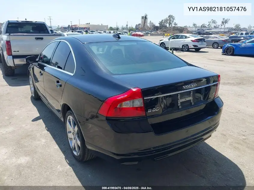 2008 Volvo S80 3.2 VIN: YV1AS982181057476 Lot: 41993470