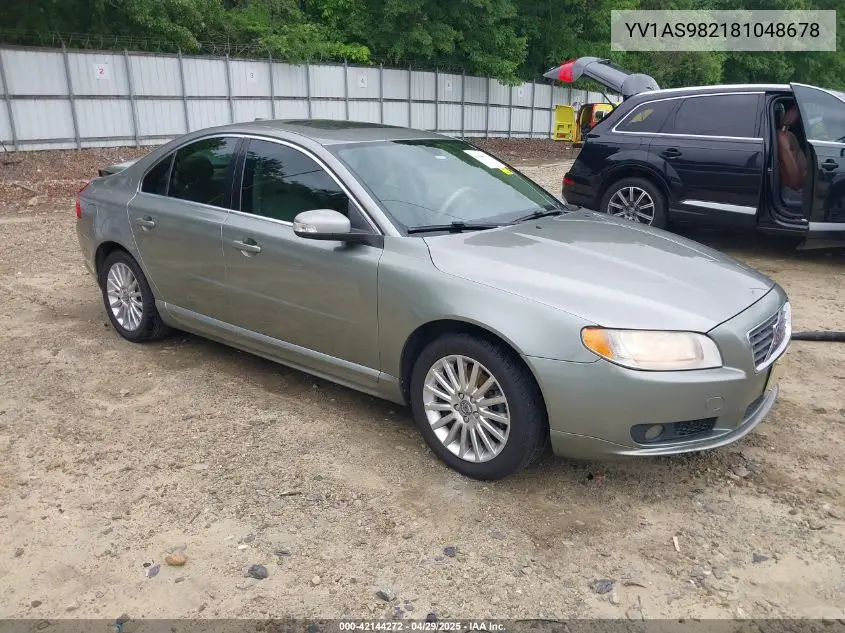 2008 Volvo S80 3.2 VIN: YV1AS982181048678 Lot: 42144272