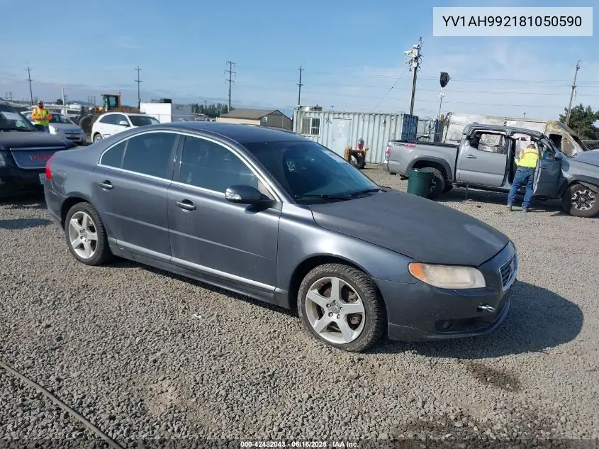 2008 Volvo S80 T6 VIN: YV1AH992181050590 Lot: 42482043