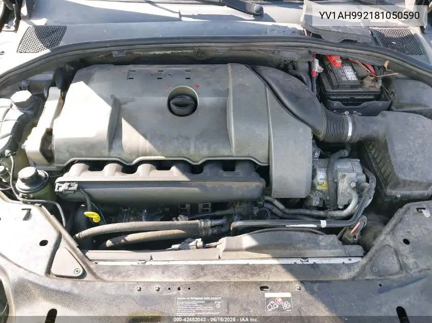 2008 Volvo S80 T6 VIN: YV1AH992181050590 Lot: 42482043