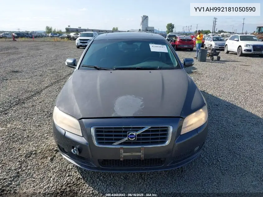 2008 Volvo S80 T6 VIN: YV1AH992181050590 Lot: 42482043
