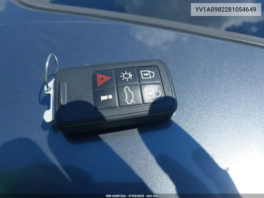 2008 Volvo S80 3.2 VIN: YV1AS982281054649 Lot: 42587222