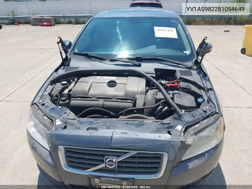 2008 Volvo S80 3.2 VIN: YV1AS982281054649 Lot: 42587222