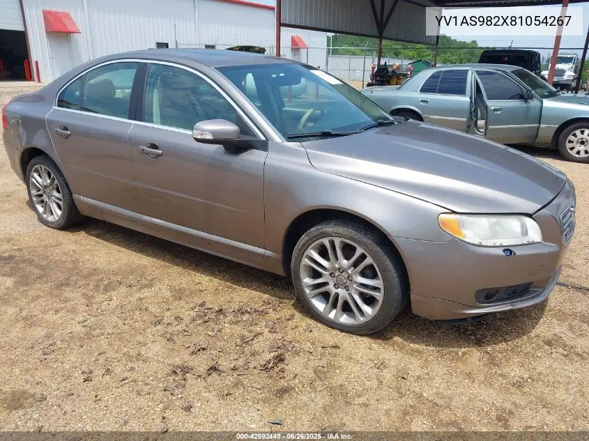 2008 Volvo S80 3.2 VIN: YV1AS982X81054267 Lot: 42592449
