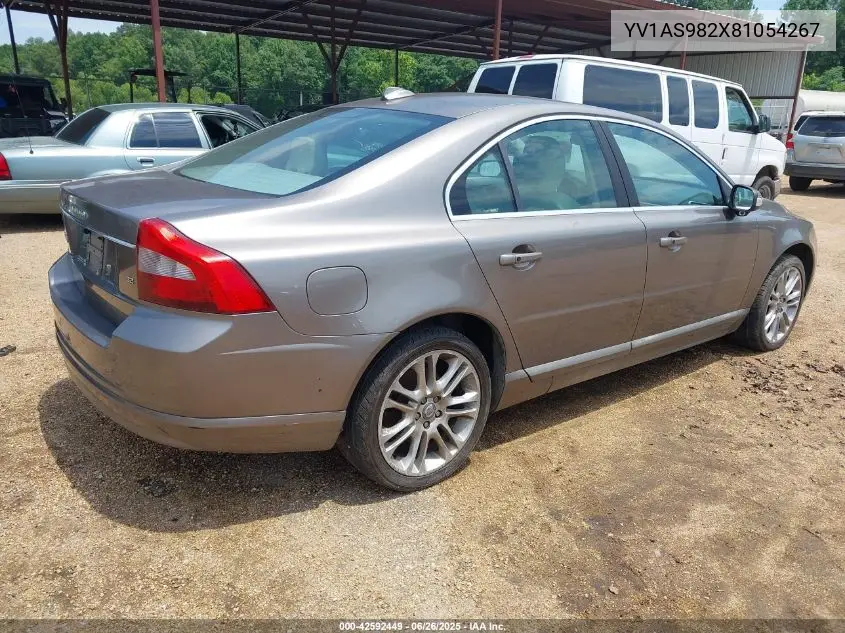 2008 Volvo S80 3.2 VIN: YV1AS982X81054267 Lot: 42592449
