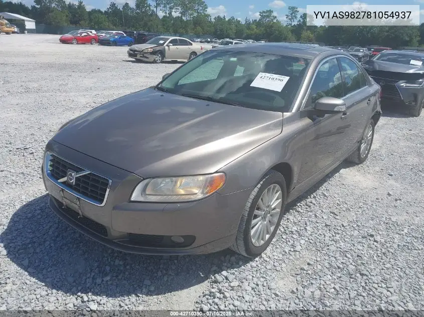 2008 Volvo S80 3.2 VIN: YV1AS982781054937 Lot: 42710390