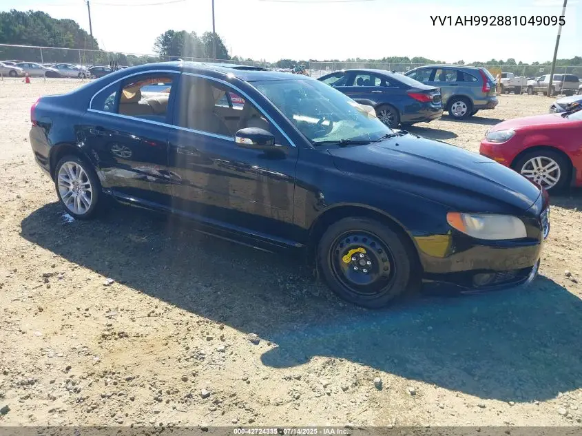2008 Volvo S80 T6 Turbo VIN: YV1AH992881049095 Lot: 42724335
