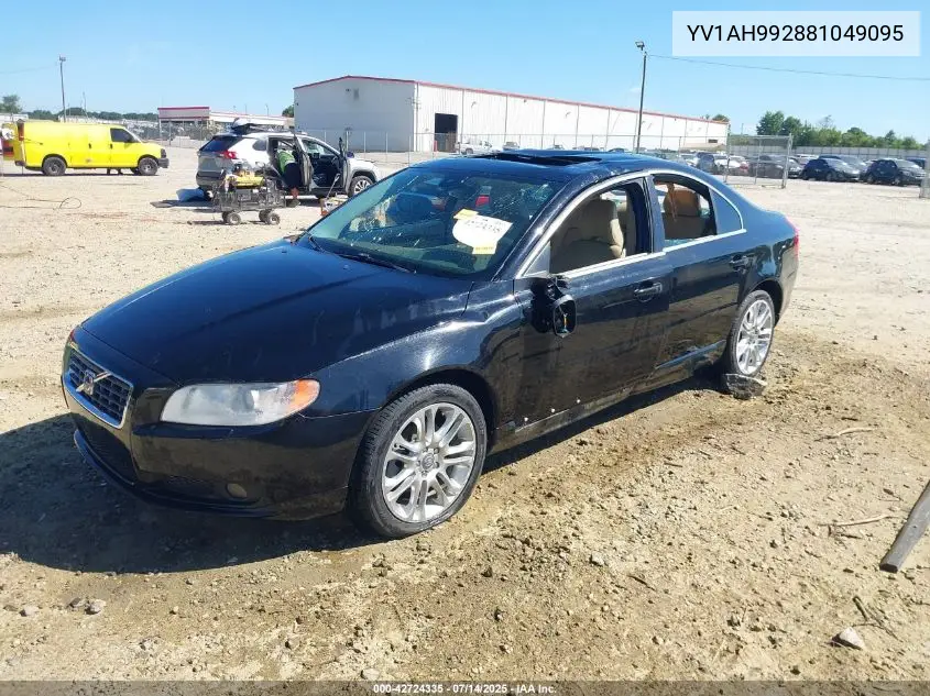 2008 Volvo S80 T6 Turbo VIN: YV1AH992881049095 Lot: 42724335