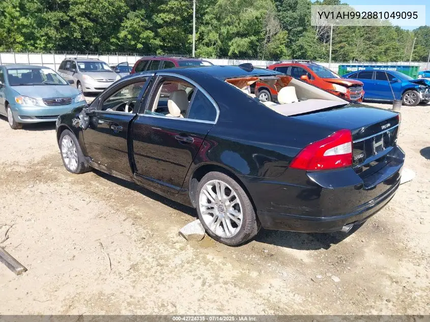 2008 Volvo S80 T6 Turbo VIN: YV1AH992881049095 Lot: 42724335