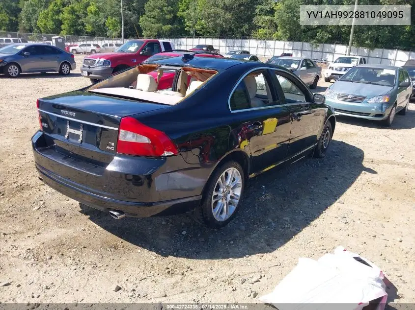 2008 Volvo S80 T6 Turbo VIN: YV1AH992881049095 Lot: 42724335
