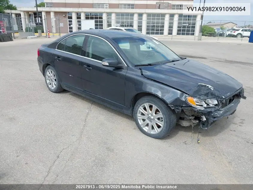 2009 Volvo S80 3.2 VIN: YV1AS982X91090364 Lot: 20207913