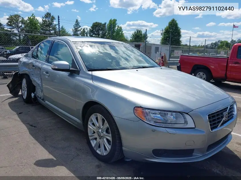 2009 Volvo S80 3.2 VIN: YV1AS982791102440 Lot: 42181426