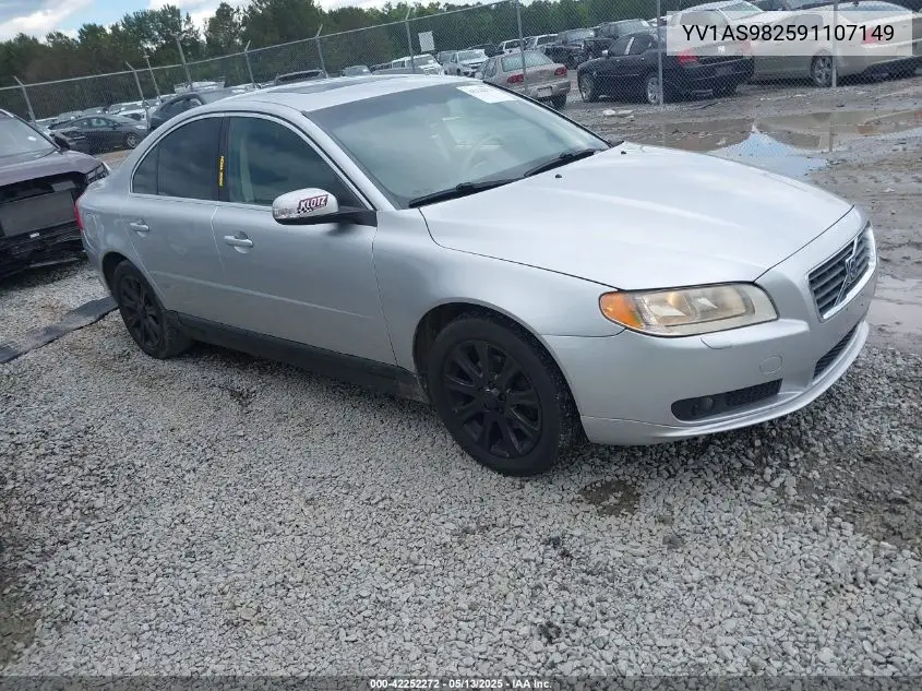 2009 Volvo S80 3.2 VIN: YV1AS982591107149 Lot: 42252272