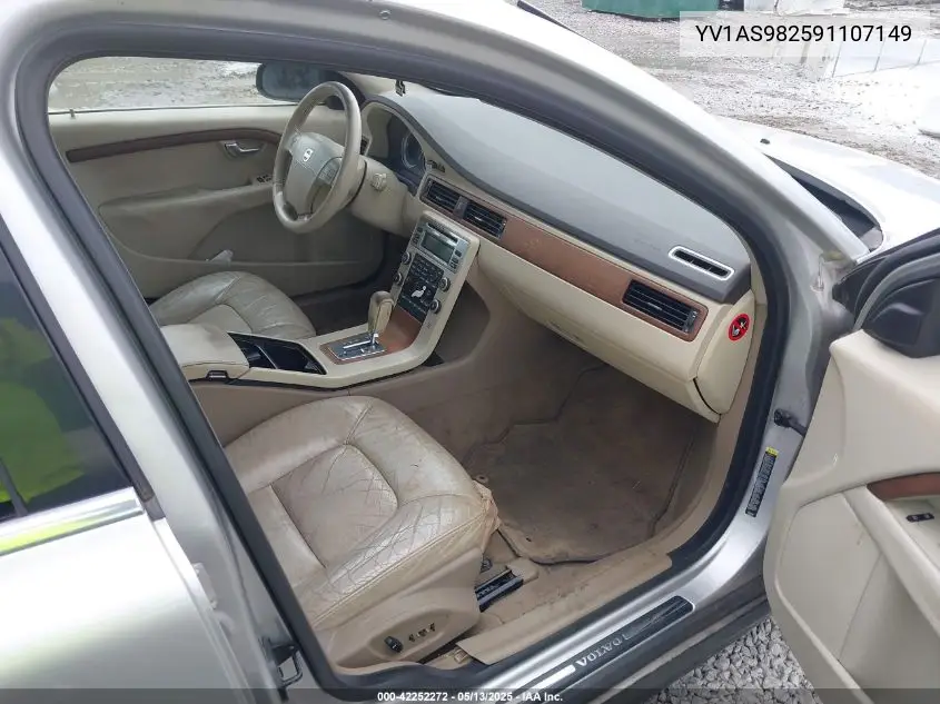 2009 Volvo S80 3.2 VIN: YV1AS982591107149 Lot: 42252272