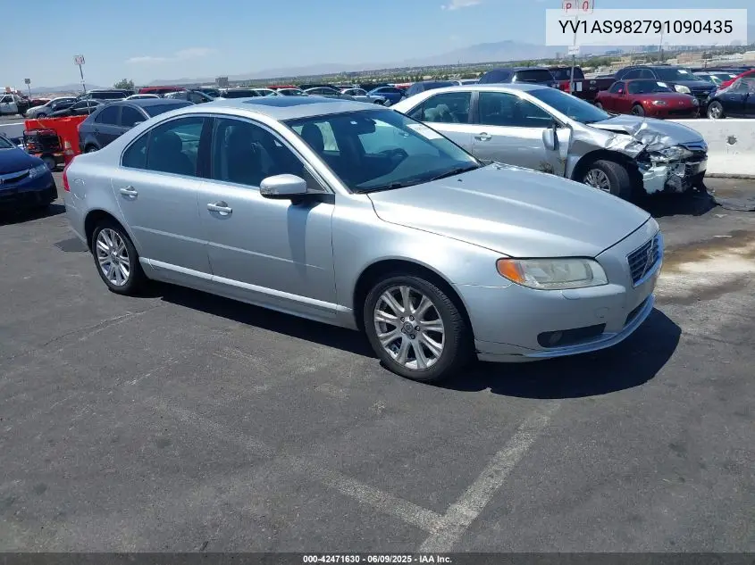 2009 Volvo S80 3.2 VIN: YV1AS982791090435 Lot: 42471630