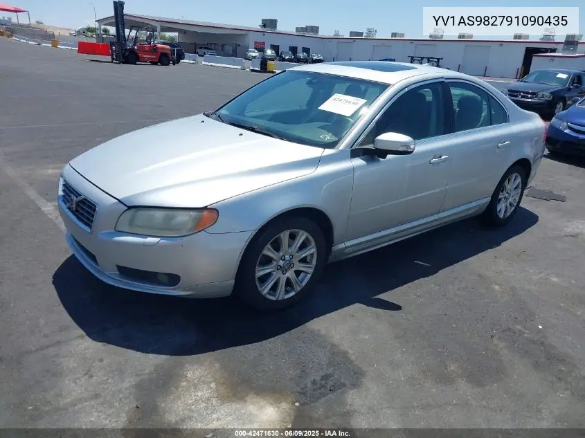 2009 Volvo S80 3.2 VIN: YV1AS982791090435 Lot: 42471630