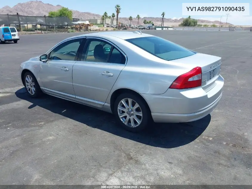 2009 Volvo S80 3.2 VIN: YV1AS982791090435 Lot: 42471630