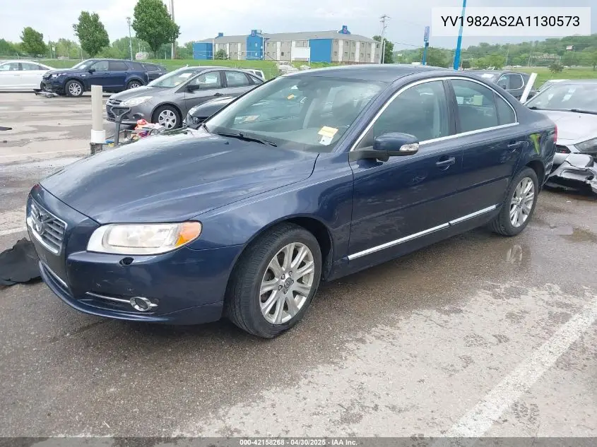2010 Volvo S80 3.2 VIN: YV1982AS2A1130573 Lot: 42158268
