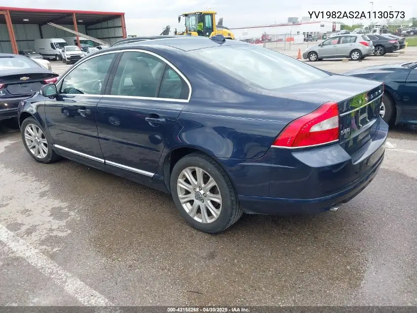 2010 Volvo S80 3.2 VIN: YV1982AS2A1130573 Lot: 42158268