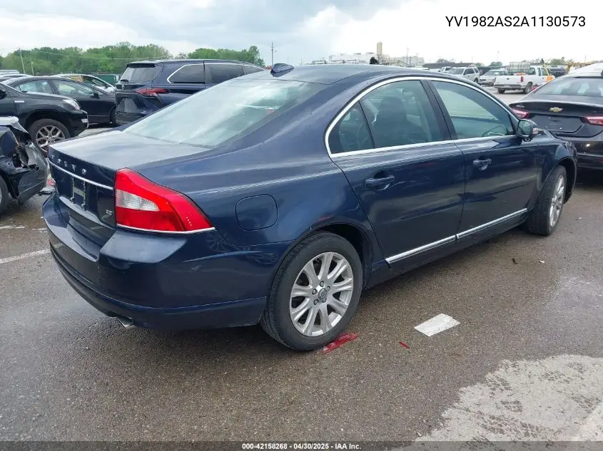 2010 Volvo S80 3.2 VIN: YV1982AS2A1130573 Lot: 42158268