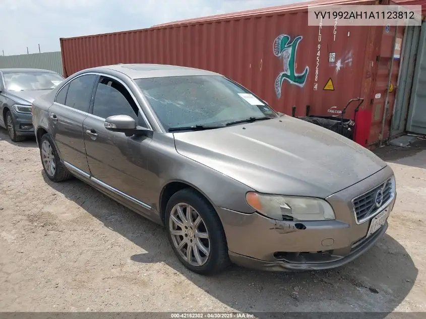 2010 Volvo S80 T6 VIN: YV1992AH1A1123812 Lot: 42162302