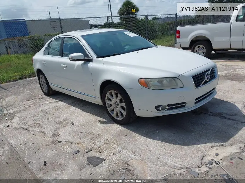 2010 Volvo S80 3.2 VIN: YV1982AS1A1121914 Lot: 42503279