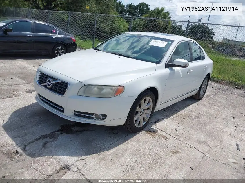 2010 Volvo S80 3.2 VIN: YV1982AS1A1121914 Lot: 42503279