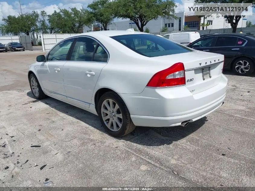 2010 Volvo S80 3.2 VIN: YV1982AS1A1121914 Lot: 42503279