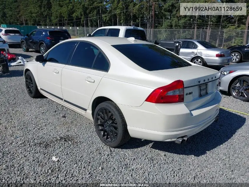 2010 Volvo S80 T6 VIN: YV1992AH0A1128659 Lot: 42661843