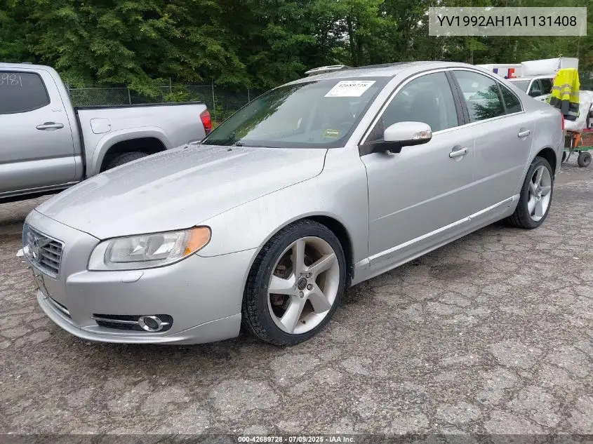 2010 Volvo S80 T6 VIN: YV1992AH1A1131408 Lot: 42689728