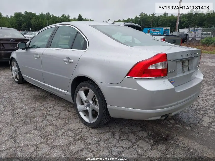 2010 Volvo S80 T6 VIN: YV1992AH1A1131408 Lot: 42689728