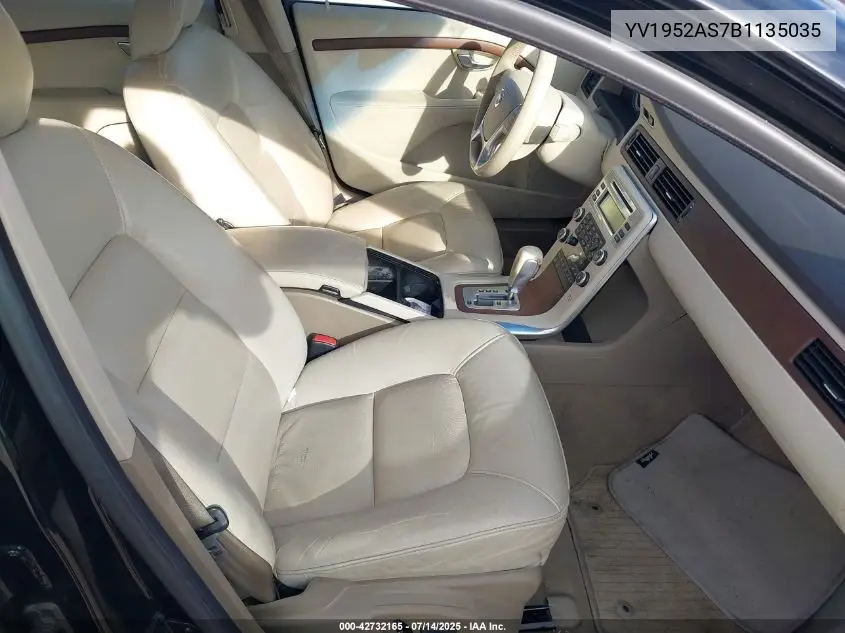 2011 Volvo S80 3.2 VIN: YV1952AS7B1135035 Lot: 42732165
