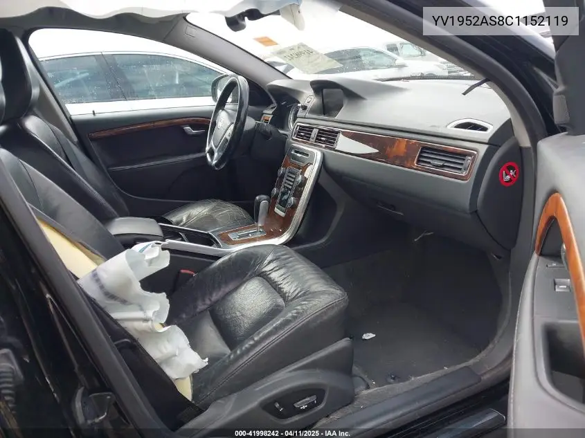 2012 Volvo S80 3.2 Premier Plus VIN: YV1952AS8C1152119 Lot: 41998242