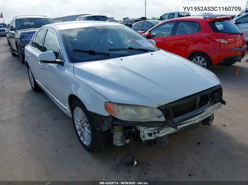 2012 Volvo S80 3.2/3.2 Platinum/3.2 Premier Plus VIN: YV1952AS3C1160709 Lot: 42425774