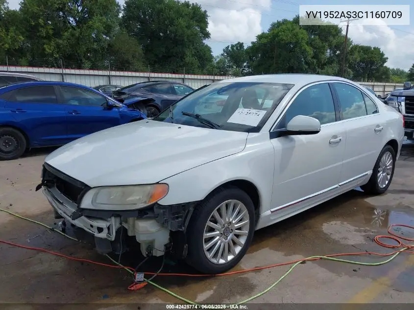 2012 Volvo S80 3.2/3.2 Platinum/3.2 Premier Plus VIN: YV1952AS3C1160709 Lot: 42425774