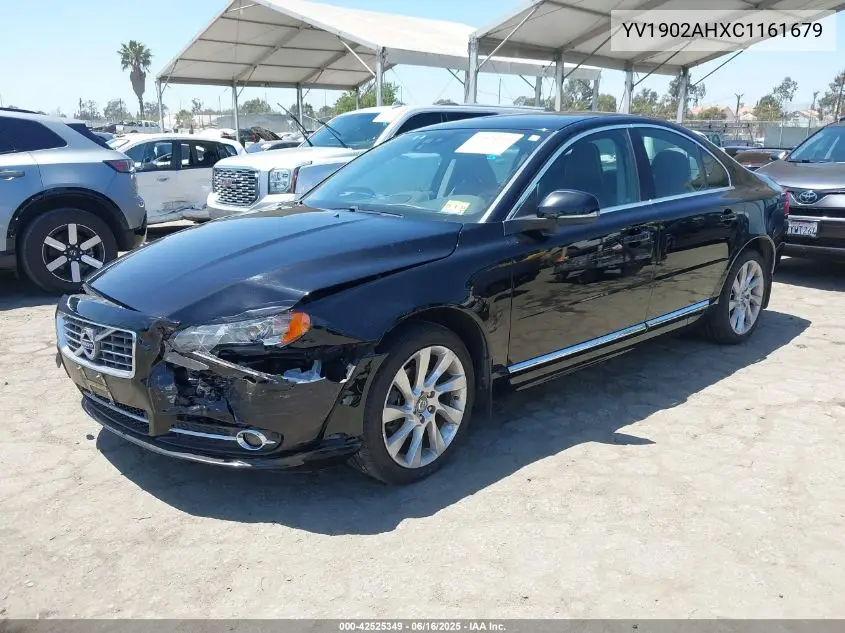 2012 Volvo S80 T6/T6 Platinum/T6 Premier Plus VIN: YV1902AHXC1161679 Lot: 42525349
