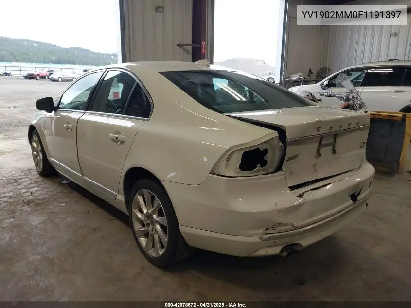 2015 Volvo S80 T6 Platinum VIN: YV1902MM0F1191397 Lot: 42078672