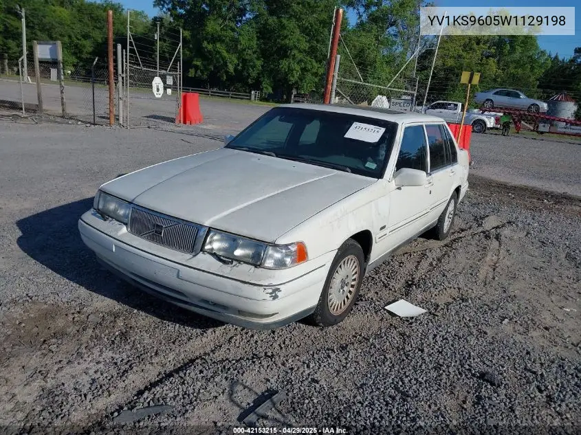 1998 Volvo S90 VIN: YV1KS9605W1129198 Lot: 42153215