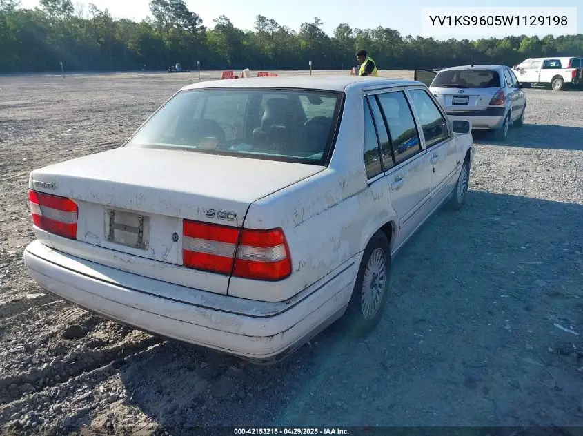 1998 Volvo S90 VIN: YV1KS9605W1129198 Lot: 42153215