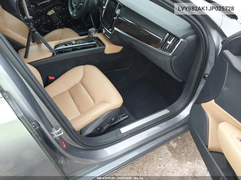 2018 Volvo S90 T5 Momentum VIN: LVY982AK1JP025728 Lot: 41930159