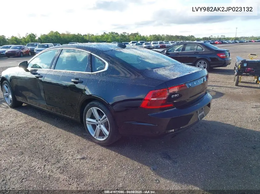 2018 Volvo S90 T5 Momentum VIN: LVY982AK2JP023132 Lot: 41977080